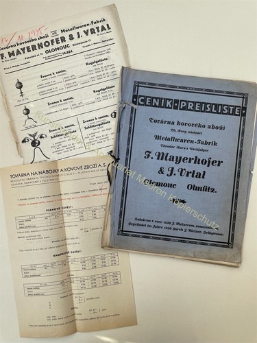 Katalog olmütz olomouc 1937 - olomouc,