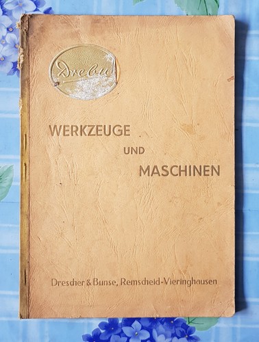 Alter katalog maschinen und - katalog,