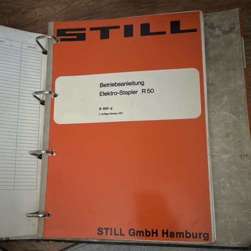 Still ersatzteilkatalog r50 - still,