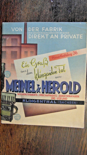 Alter katalog meinel - katalog, herold