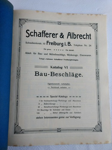 Katalog für beschläge - für,