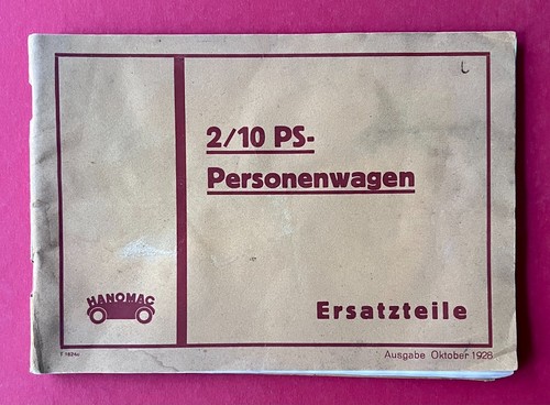 Original hanomag ps - 2/10,