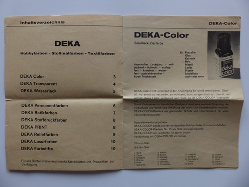 Deka textilfarben farben - deka-textilfarben, ag: