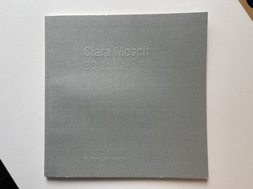 Kunstkatalog clara mosch - kunstkatalog, 30