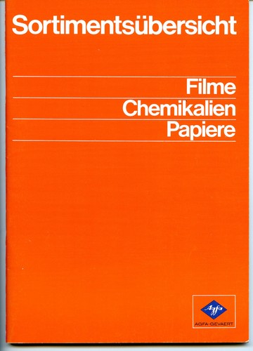 Agfa sortimentsübersicht - agfa,