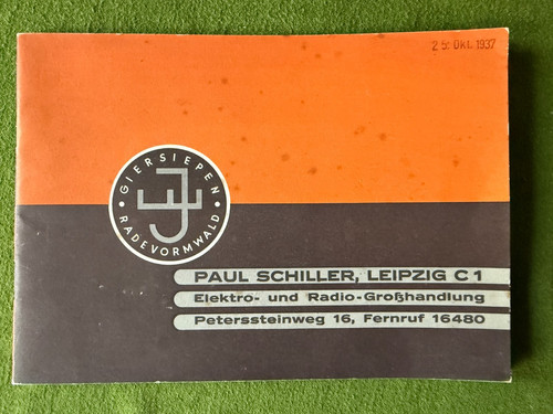 Katalog paul schiller leipzig - paul,