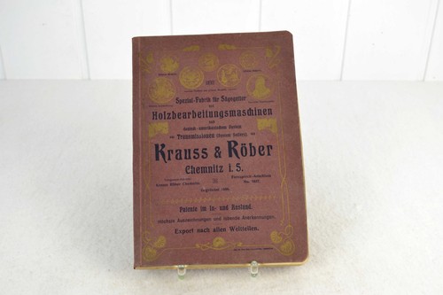 Antiker katalog von krauss - krauss, &